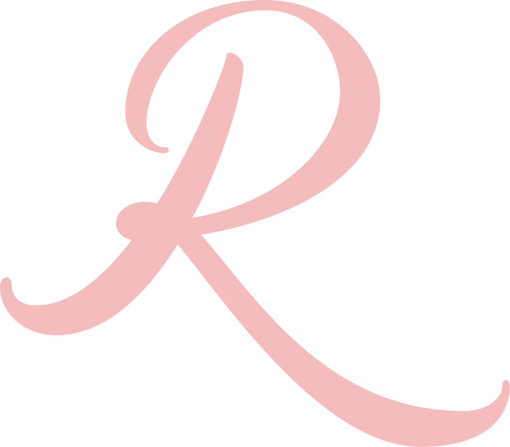 Rachael S Design and Proofreading Logo Pink